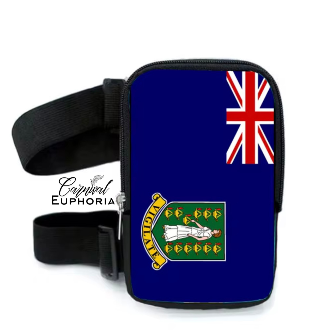 Caribbean Flag Thigh Bag