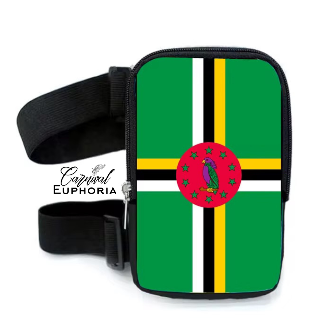 Caribbean Flag Thigh Bag