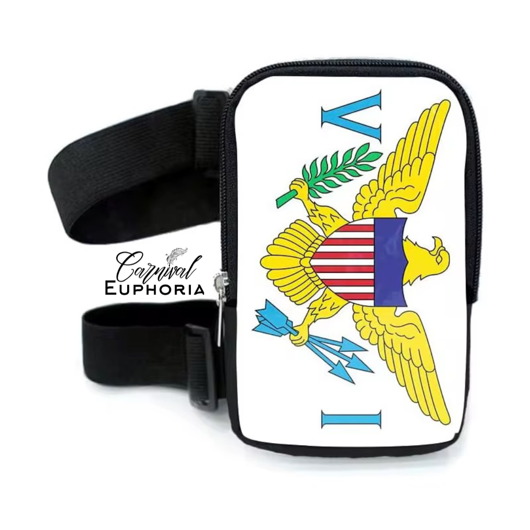 Caribbean Flag Thigh Bag
