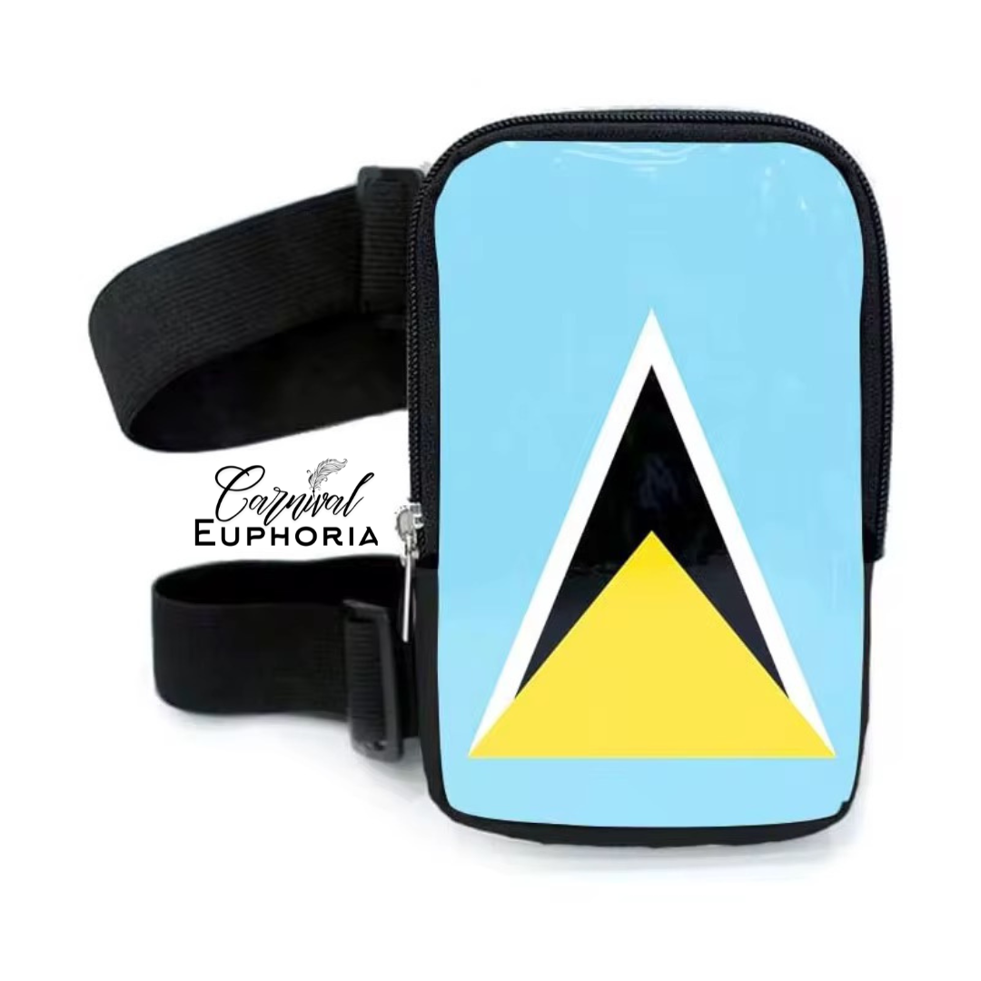 Caribbean Flag Thigh Bag