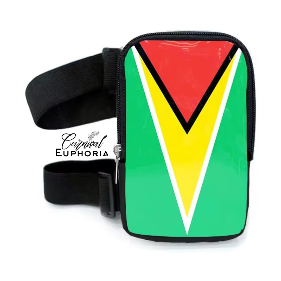 Caribbean Flag Thigh Bag