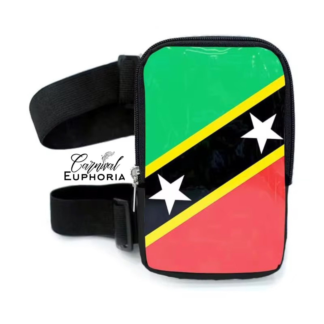 Caribbean Flag Thigh Bag