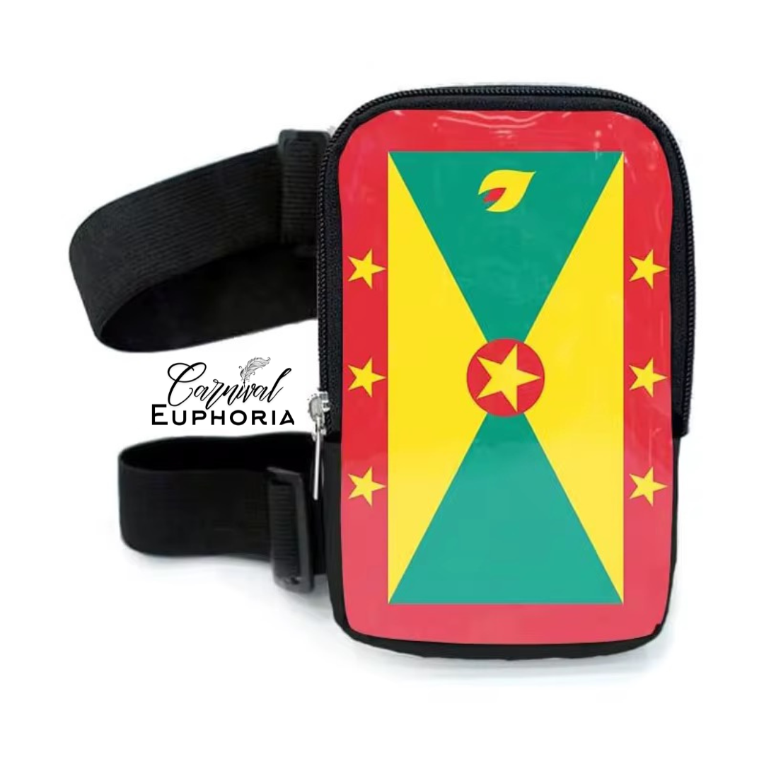 Caribbean Flag Thigh Bag